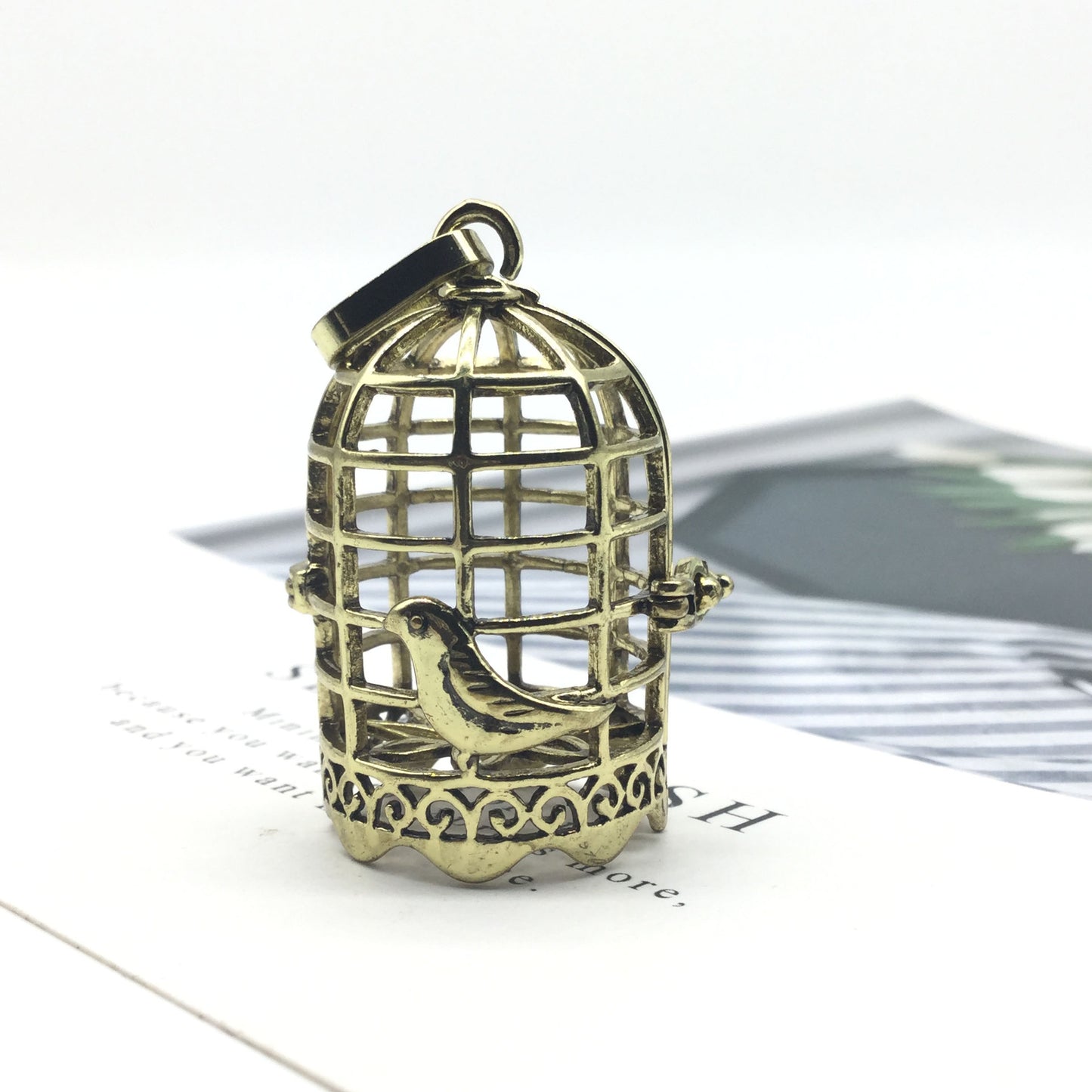 Bird Cage Pendant