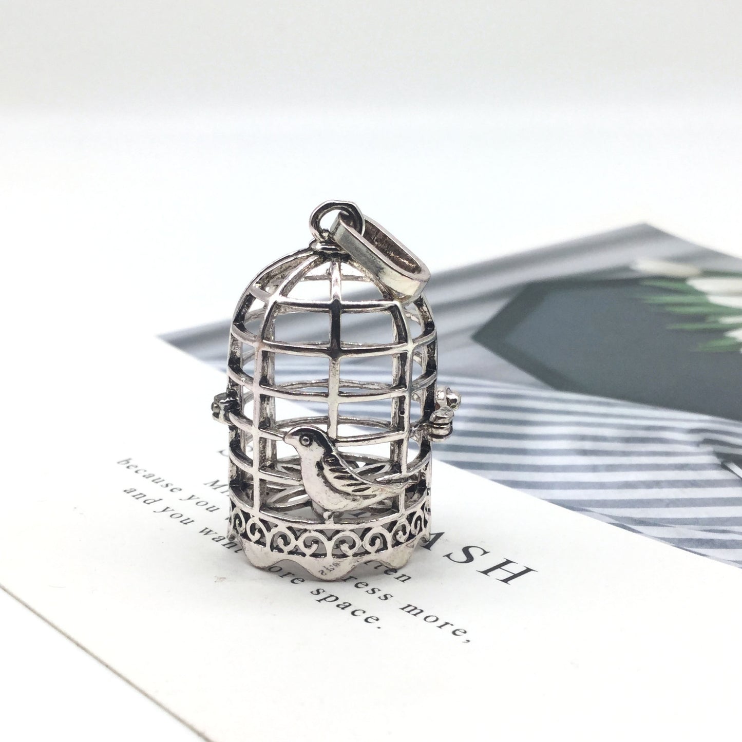 Bird Cage Pendant