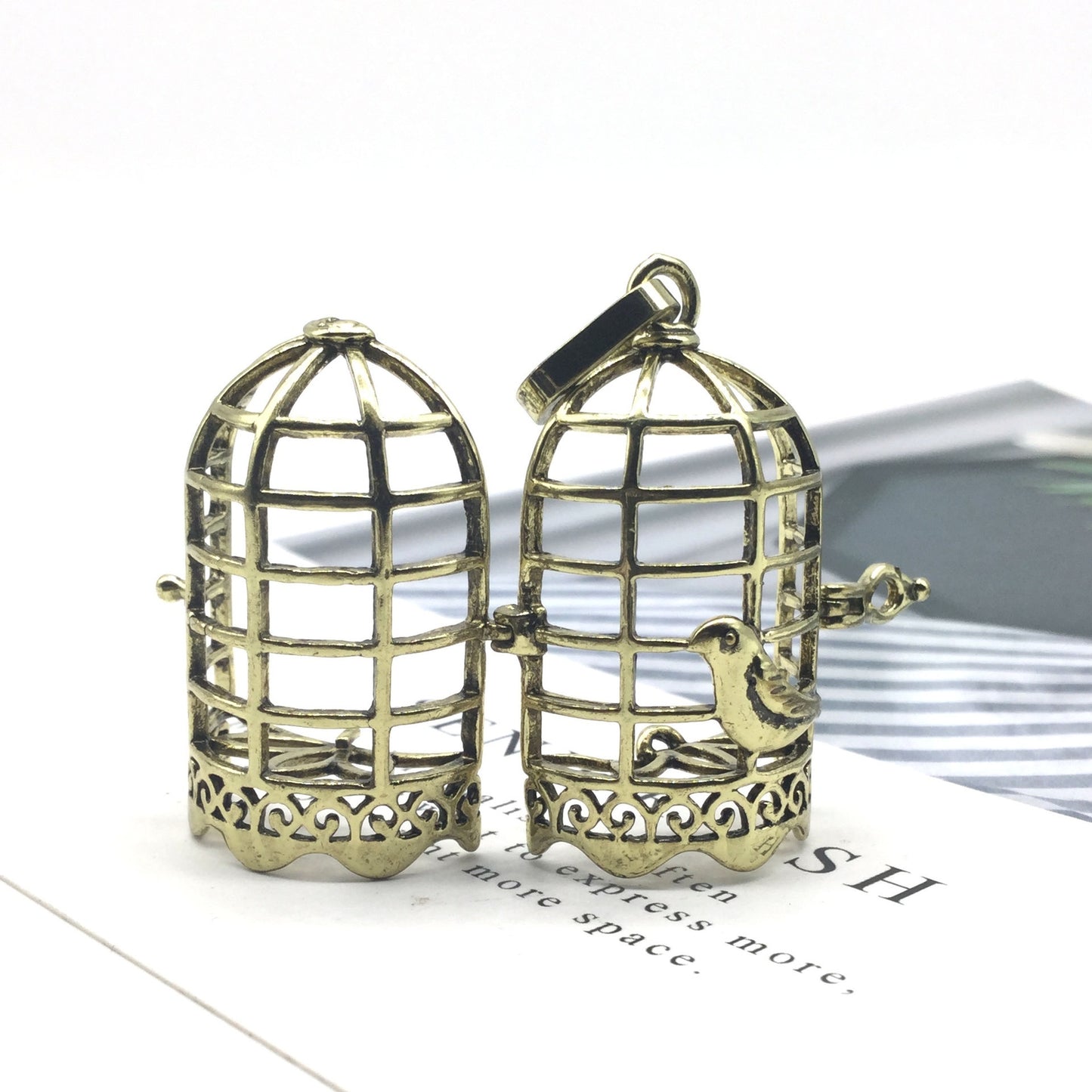 Bird Cage Pendant