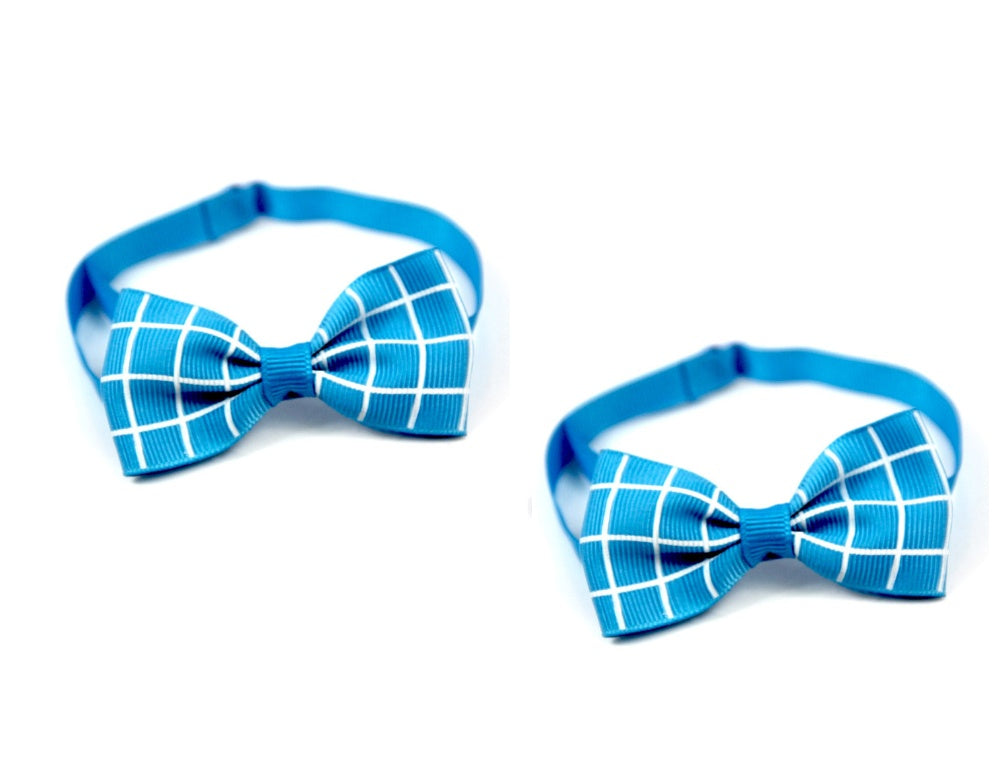 All the Plaid Bow Ties Pet Accessories