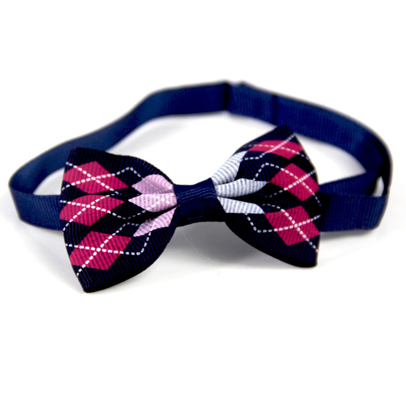 All the Plaid Bow Ties Pet Accessories